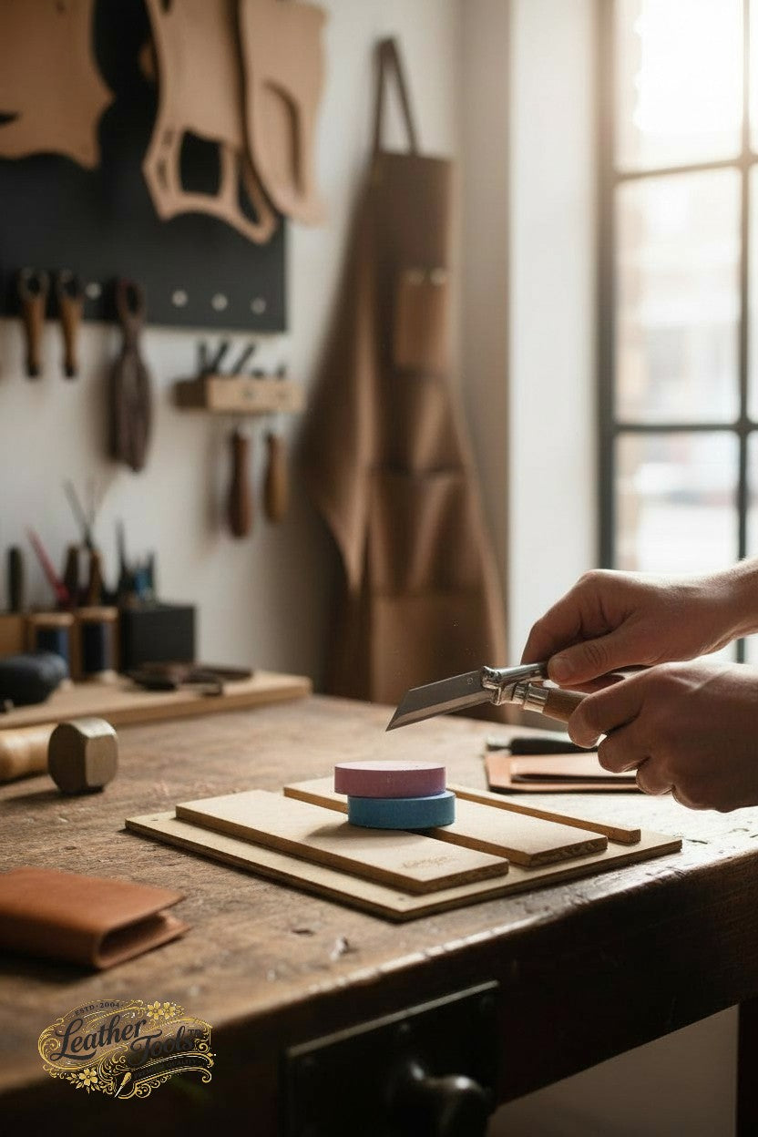 Zımpara macunlu deri el aletleri bileme aparatı – LeatherToolsTR