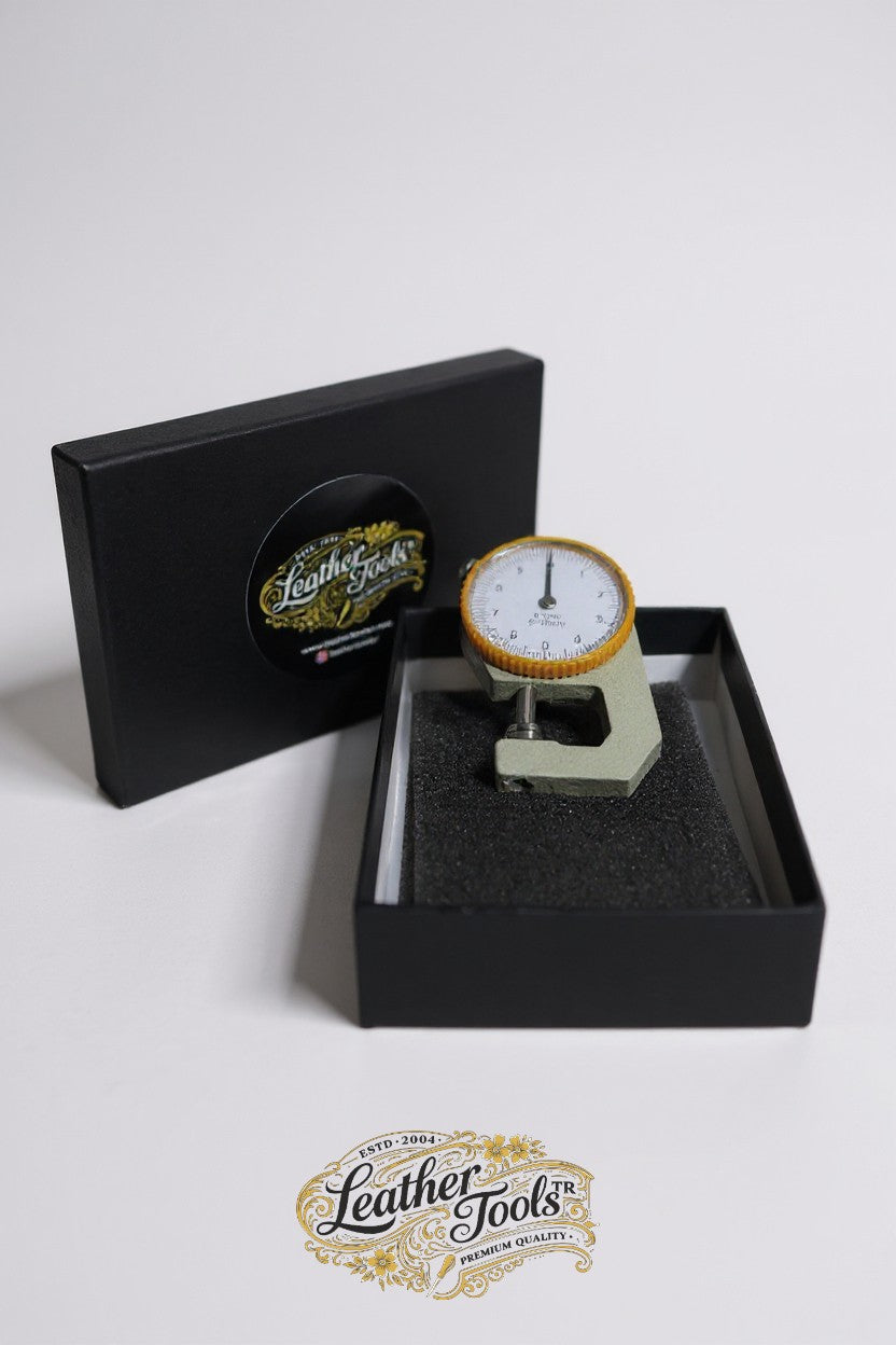 deri kalınlık ölçer leathercraft için manuel ölçüm aleti