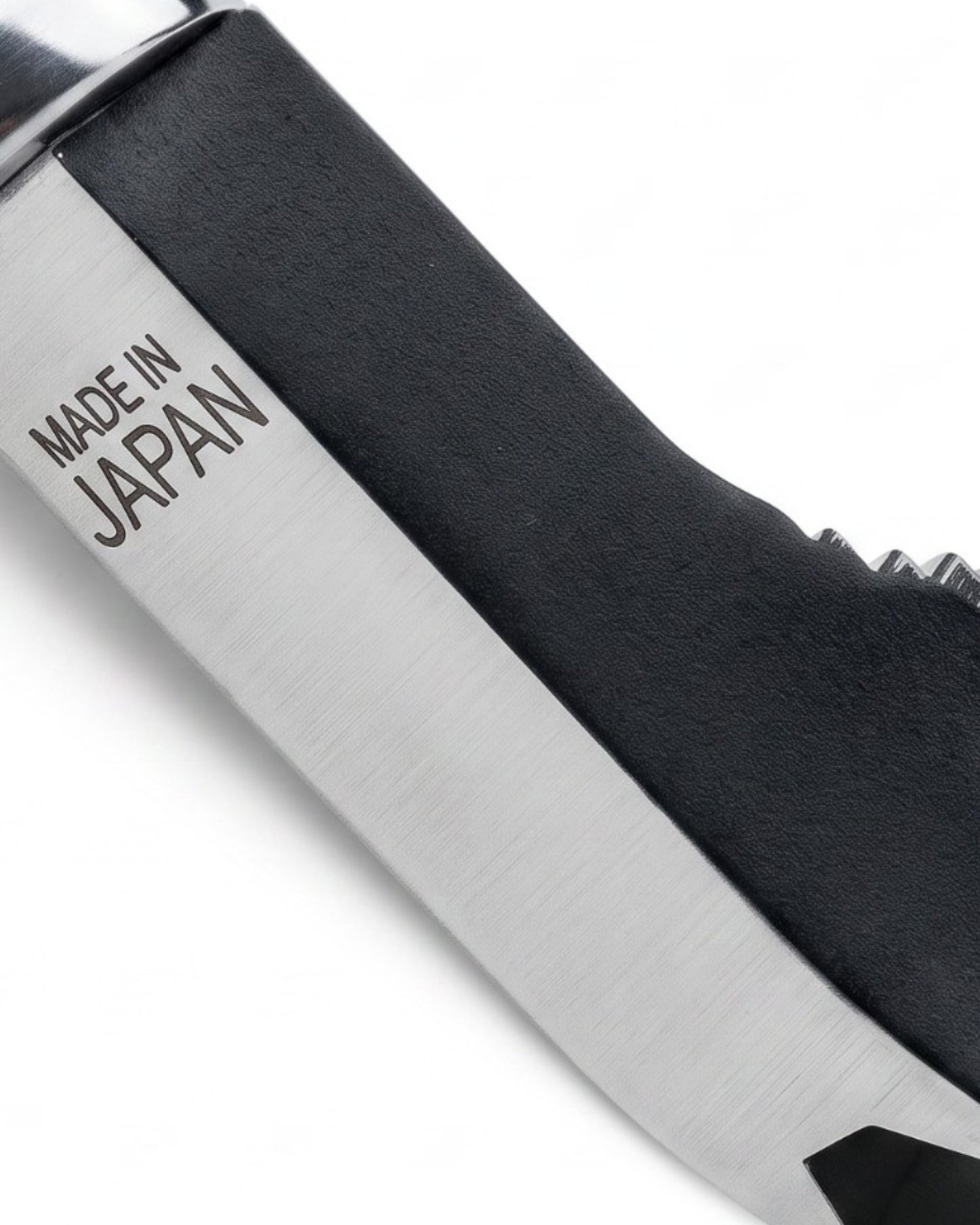 OKA Factory iz ruleti kaydırmaz sırt çıkıntısı ve Made in Japan damgası makro çekimi