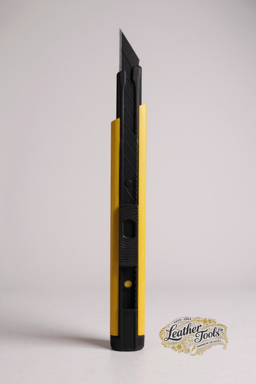 30 derece uçlu falçata ile deri üzerinde hassas kesim