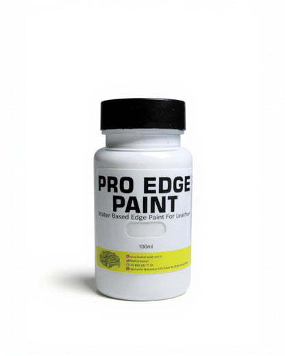 Beyaz su bazlı deri kenar boyası 100 ml – temiz ve pürüzsüz kenar bitirme