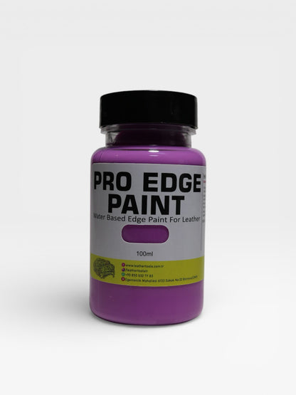 Fuşya deri kenar boyası 100 ml – el yapımı deri aksesuarlar için