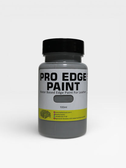 Gri su bazlı deri kenar boyası 100 ml – profesyonel kenar boyama