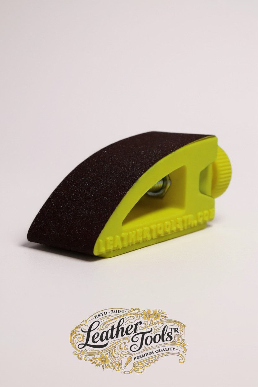 deri kenarları için zımopara takozu