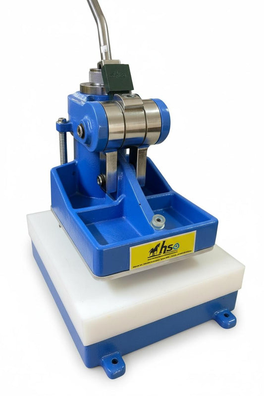 Döner kafa el kesim presi ile deri üzerinde hassas ve güçlü kesim