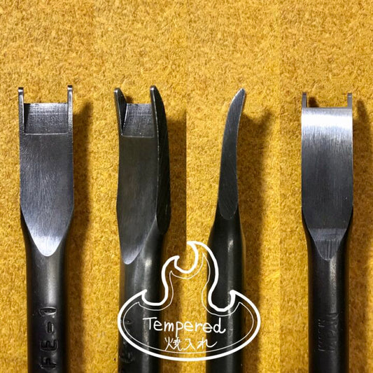 LeatherToolsTR OKA Factory 8mm deri inceltme aleti (French Edger) kullanım anı. Zanaatkar atölyesinde deri kenarı tıraşlama ve inceltme işlemi yapıyor.
