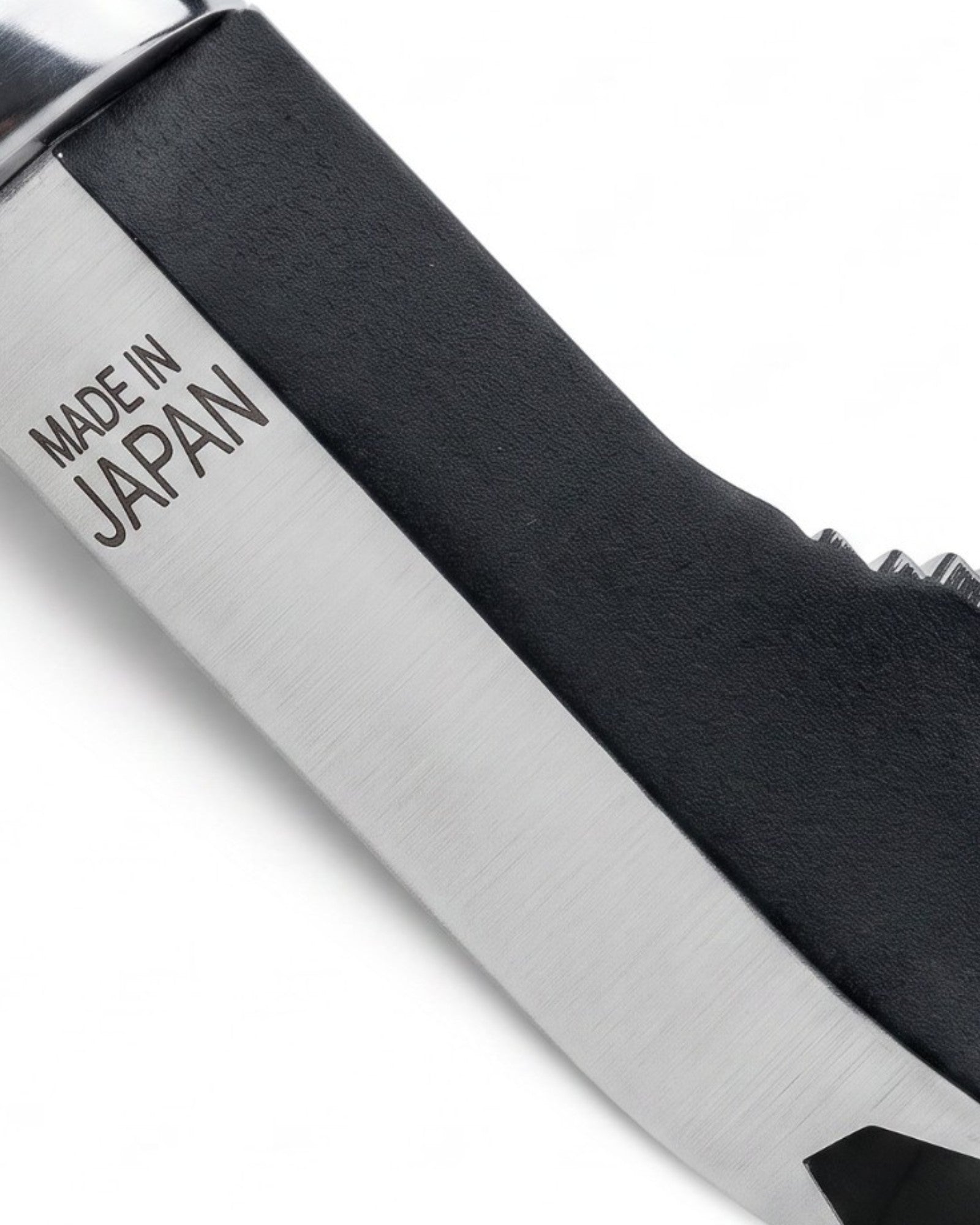 OKA Factory iz ruleti kaydırmaz sırt çıkıntısı ve Made in Japan damgası makro çekimi