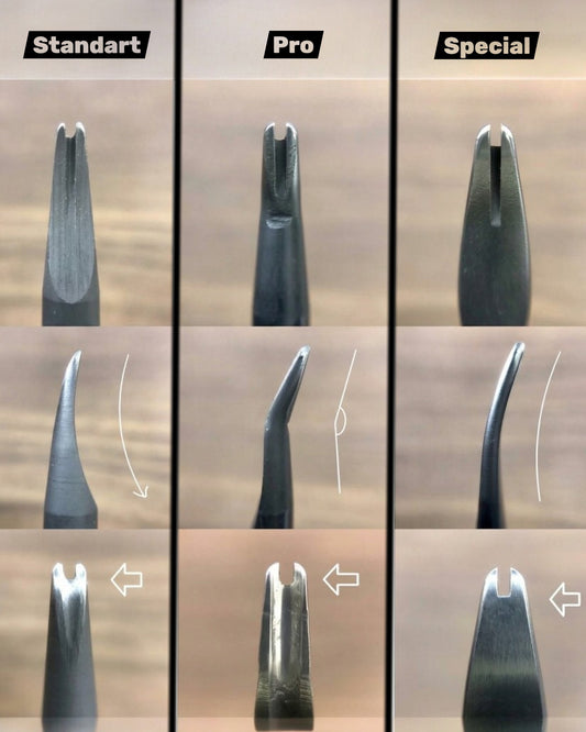 OKA Factory kenar düzeltme linörünün yarım ay (semicircle) kesim teknolojisi ve bıçak açısı diyagramı.
