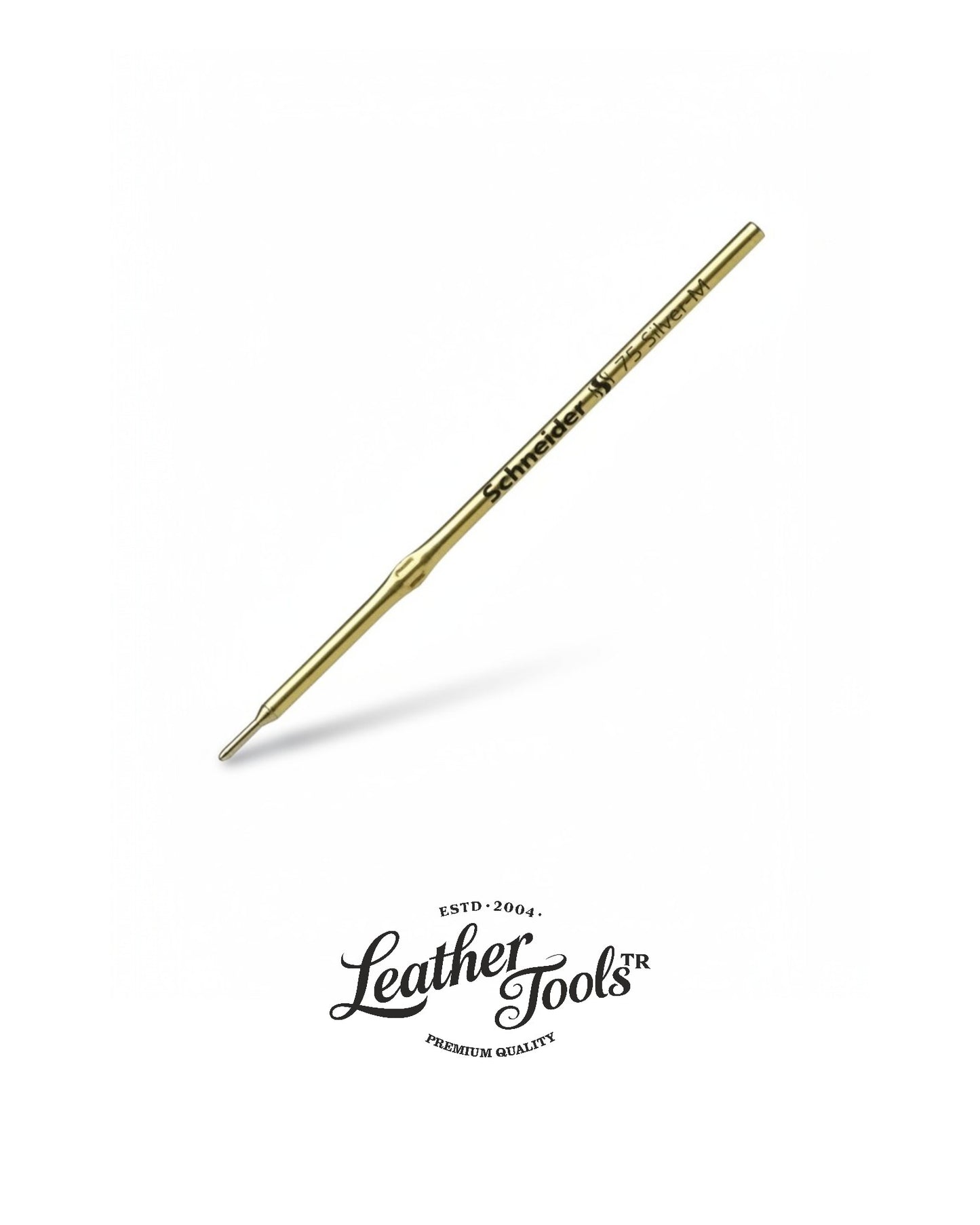 LeatherToolsTR gümüş renkli deri şablon çizim ve işaretleme kalemi yedeği.